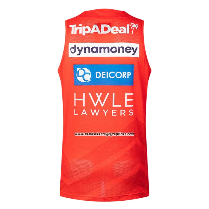 Tank Top St. George Illawarra Dragons Rugby 2026 Entrenamiento Rojo